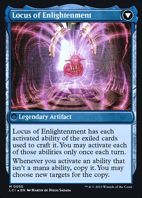 The Enigma Jewel // Locus of Enlightenment (The Lost Caverns of Ixalan Promos #55s)