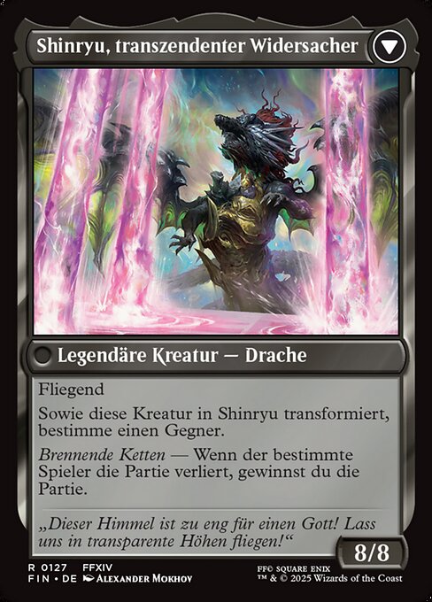 Shinryu, Transcendent Rival