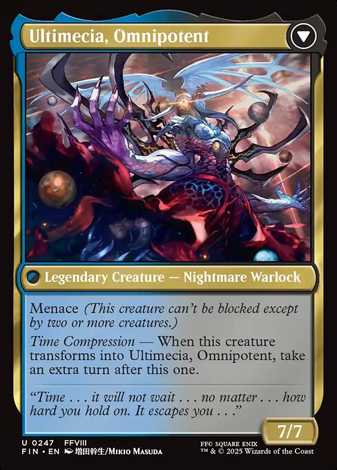 Ultimecia, Omnipotent - Final Fantasy Uncommon Card (Back)