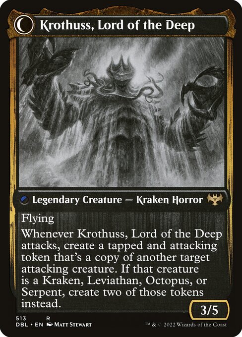 Runo Stromkirk // Krothuss, Lord of the Deep (Innistrad: Double Feature #513)