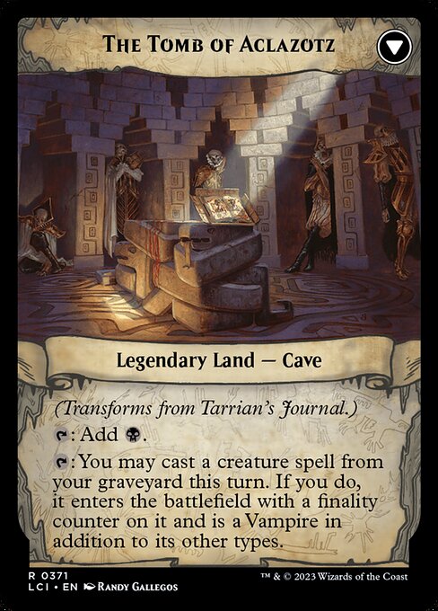 Tarrian's Journal // The Tomb of Aclazotz (The Lost Caverns of Ixalan #371)