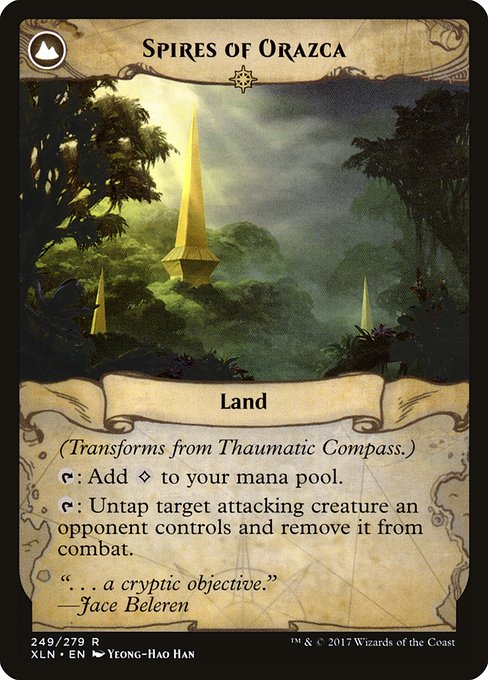 Thaumatic Compass // Spires of Orazca (Ixalan #249)