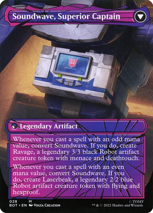 Soundwave, Sonic Spy // Soundwave, Superior Captain (Transformers #28)
