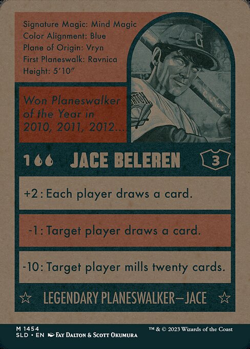 Jace Beleren // Jace Beleren (Secret Lair Drop #1454)