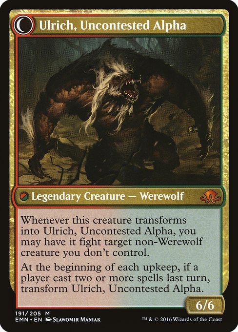 Ulrich of the Krallenhorde // Ulrich, Uncontested Alpha (emn) 191