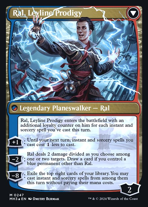 Ral, Monsoon Mage // Ral, Leyline Prodigy (Modern Horizons 3 Promos #247s)