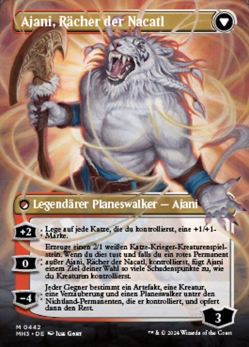 Ajani, Nacatl Pariah // Ajani, Nacatl Avenger (Modern Horizons 3 #442)