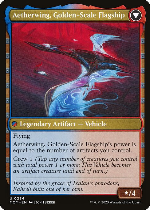 Invasion of Kaladesh // Aetherwing, Golden-Scale Flagship (MOM)
