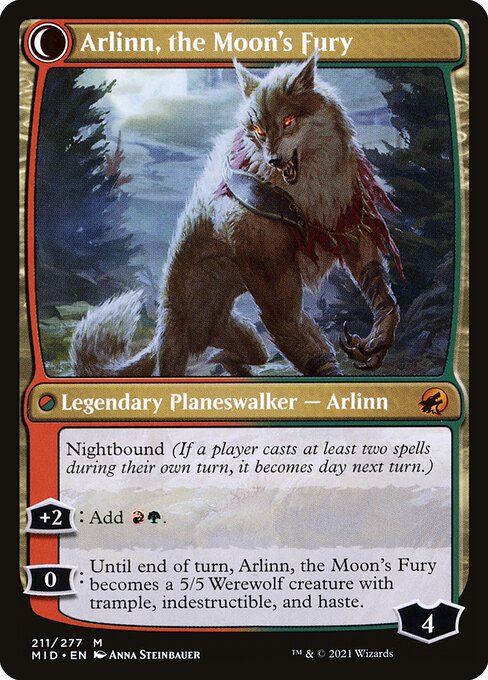 Arlinn, the Pack's Hope // Arlinn, the Moon's Fury (MID)