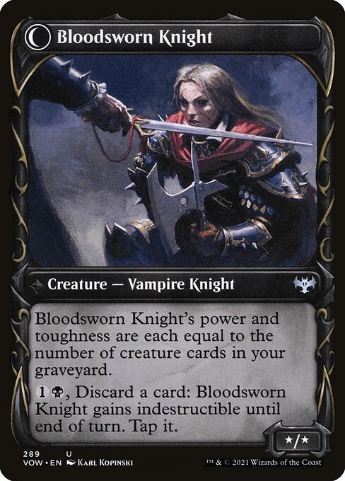 Bloodsworn Squire // Bloodsworn Knight (VOW)