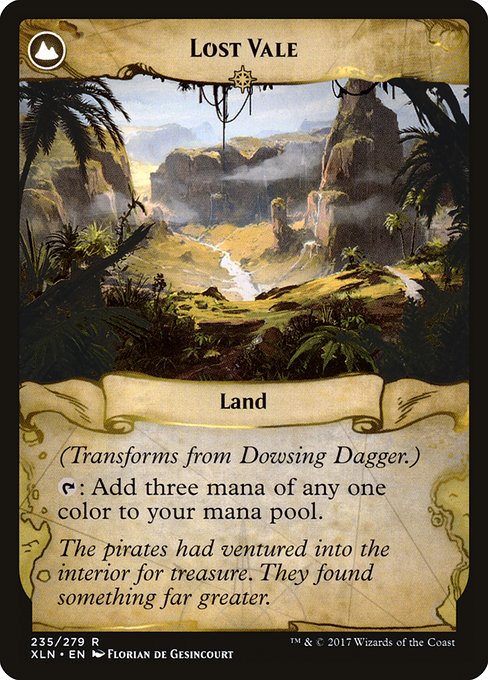 Dowsing Dagger // Lost Vale (Ixalan #235)