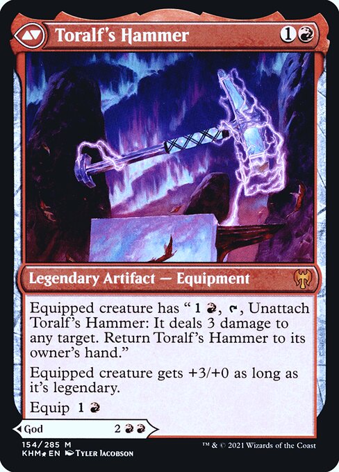 Toralf, God of Fury // Toralf's Hammer (Kaldheim Promos #154s)