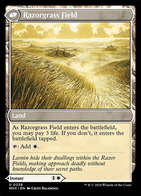 Razorgrass Ambush // Razorgrass Field (Modern Horizons 3 #238)