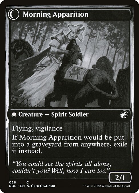 Mourning Patrol // Morning Apparition (Innistrad: Double Feature #28)