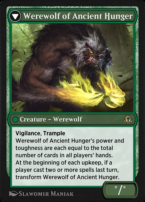 Sage of Ancient Lore // Werewolf of Ancient Hunger (SIR)