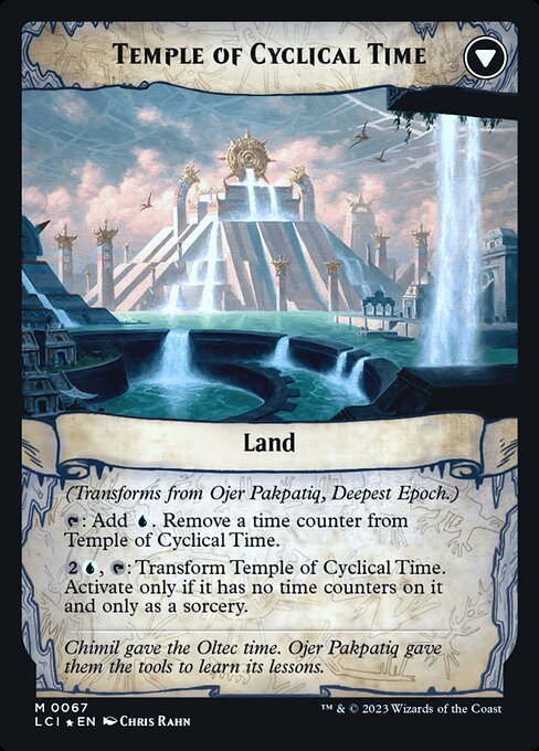 Ojer Pakpatiq, Deepest Epoch // Temple of Cyclical Time (The Lost Caverns of Ixalan Promos #67s)