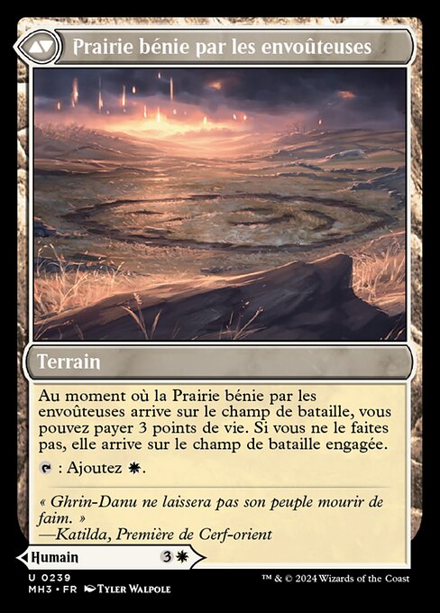 Prairie bénie par les envoûteuses
