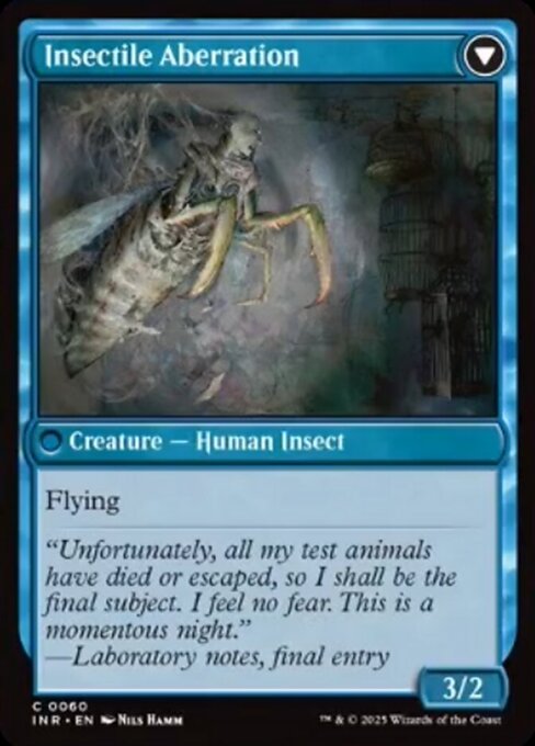 Delver of Secrets // Insectile Aberration