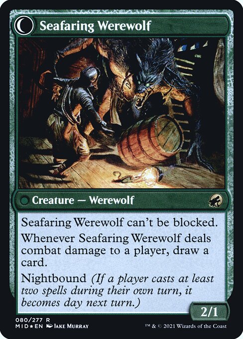 Suspicious Stowaway // Seafaring Werewolf (PMID)