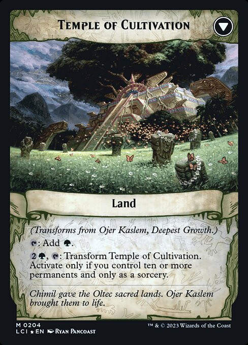 Ojer Kaslem, Deepest Growth // Temple of Cultivation (The Lost Caverns of Ixalan Promos #204s)