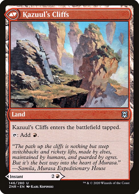Kazuul's Fury // Kazuul's Cliffs