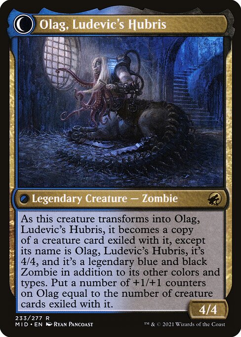 Ludevic, Necrogenius // Olag, Ludevic's Hubris (Innistrad: Midnight Hunt #233)