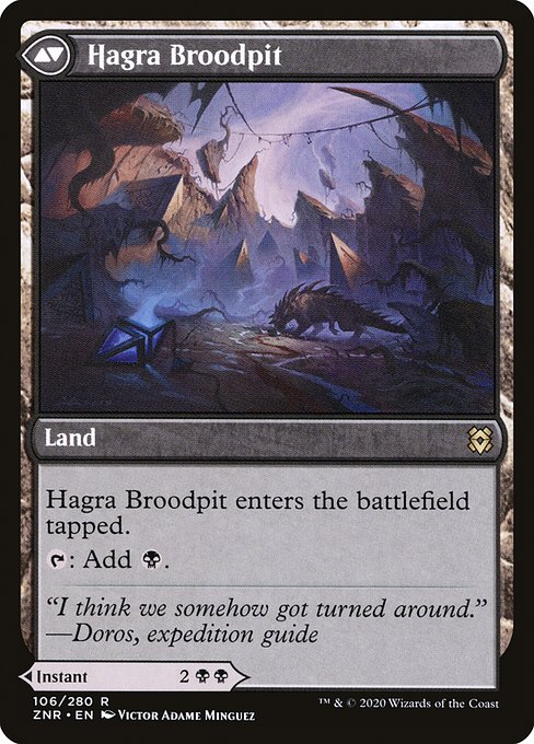 Hagra Mauling // Hagra Broodpit (Zendikar Rising #106)