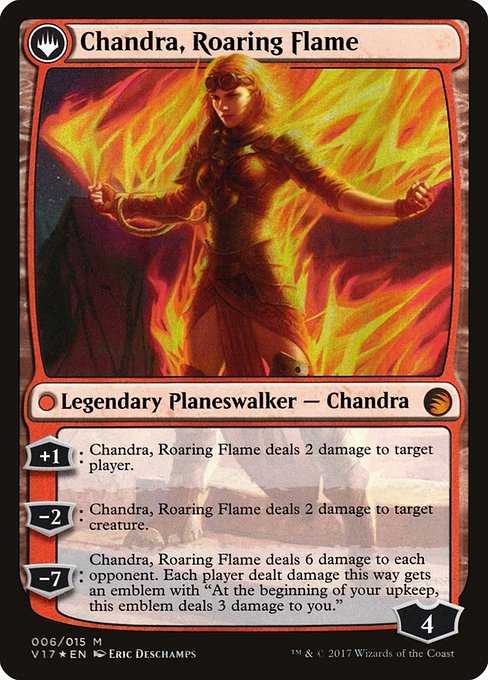 Chandra, Fire of Kaladesh // Chandra, Roaring Flame (v17) 6
