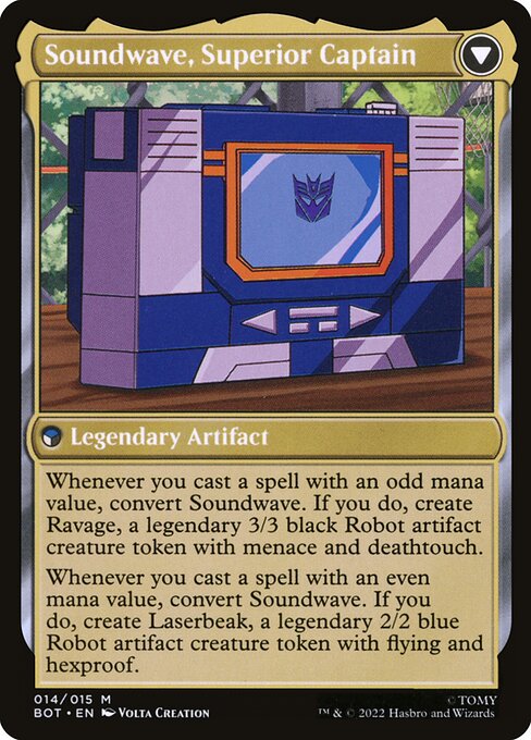 Soundwave, Sonic Spy // Soundwave, Superior Captain (bot) 14