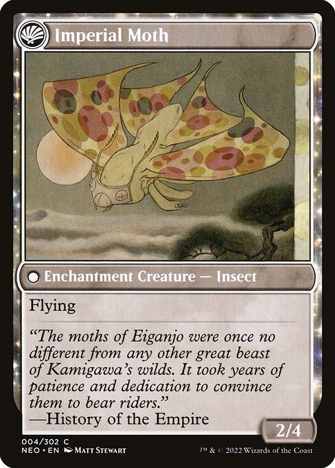 Befriending the Moths // Imperial Moth (Kamigawa: Neon Dynasty #4)