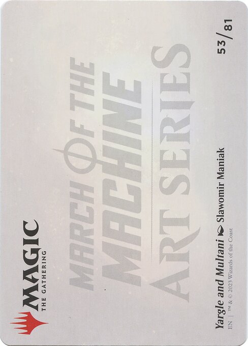 Yargle and Multani // Yargle and Multani (March of the Machine Art Series #53)