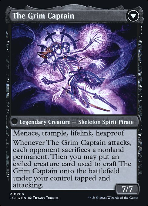 Throne of the Grim Captain // The Grim Captain (The Lost Caverns of Ixalan Promos #266s)