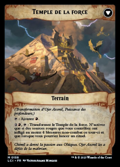 Ojer Axonil, Deepest Might // Temple of Power (The Lost Caverns of Ixalan #158)