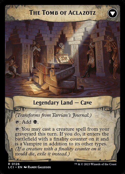 Tarrian's Journal // The Tomb of Aclazotz (The Lost Caverns of Ixalan #126)