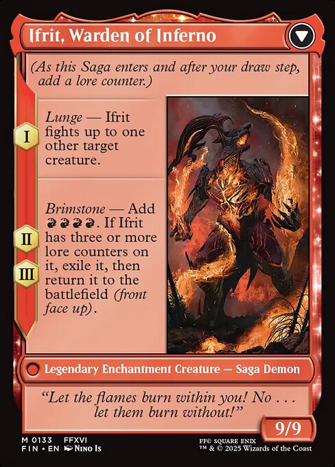 Clive, Ifrit's Dominant