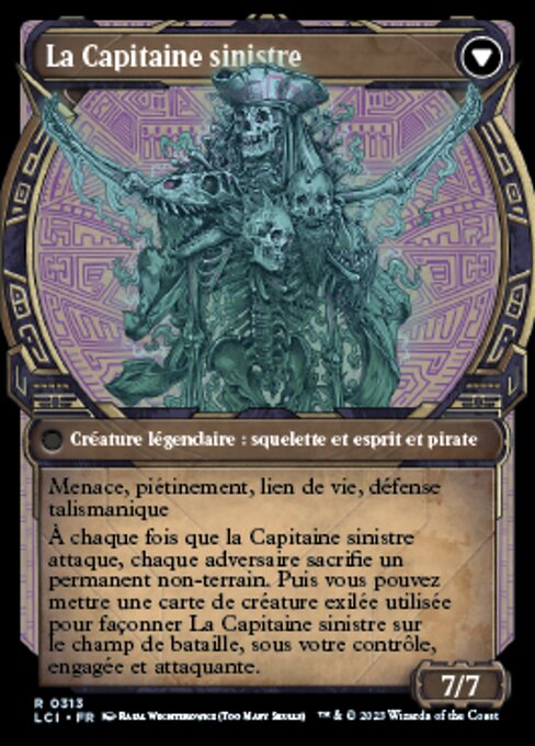 Throne of the Grim Captain // The Grim Captain (The Lost Caverns of Ixalan #313)