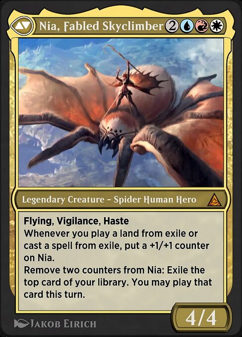 Gwen Stacy // Ghost-Spider magic the gathering card art