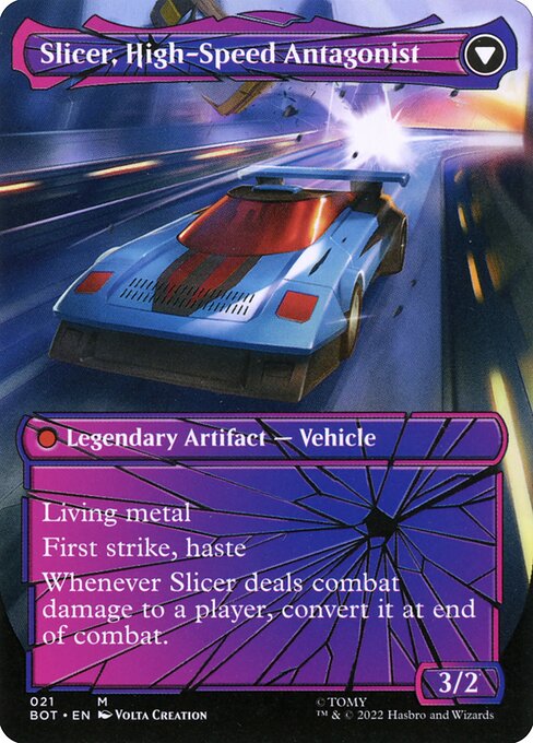 Slicer, Hired Muscle // Slicer, High-Speed Antagonist (Transformers #21)