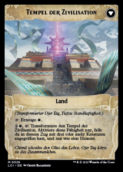 Ojer Taq, Deepest Foundation // Temple of Civilization (The Lost Caverns of Ixalan #26)