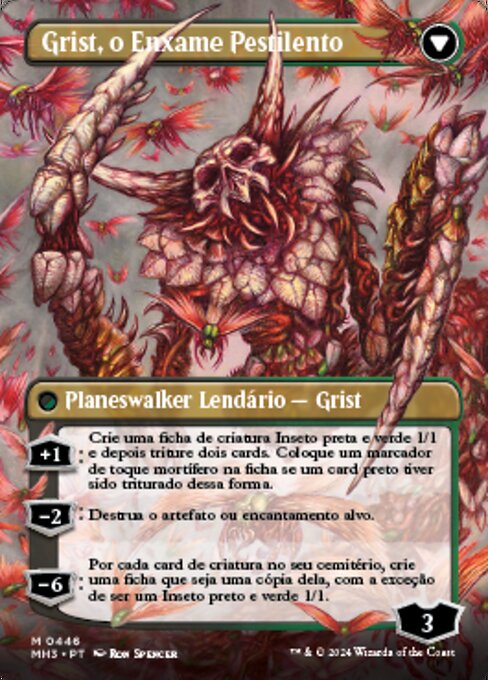 Grist, Voracious Larva // Grist, the Plague Swarm (Modern Horizons 3 #446)