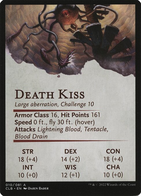 Death Kiss // Death Kiss (Battle for Baldur's Gate Art Series #10)