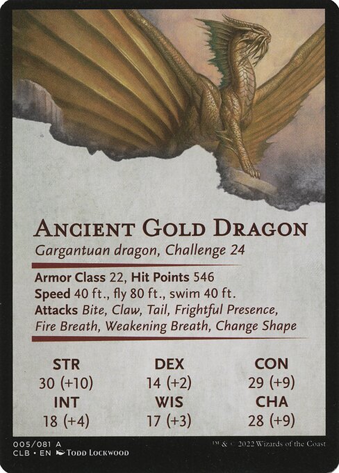 Ancient Gold Dragon // Ancient Gold Dragon (ACLB)