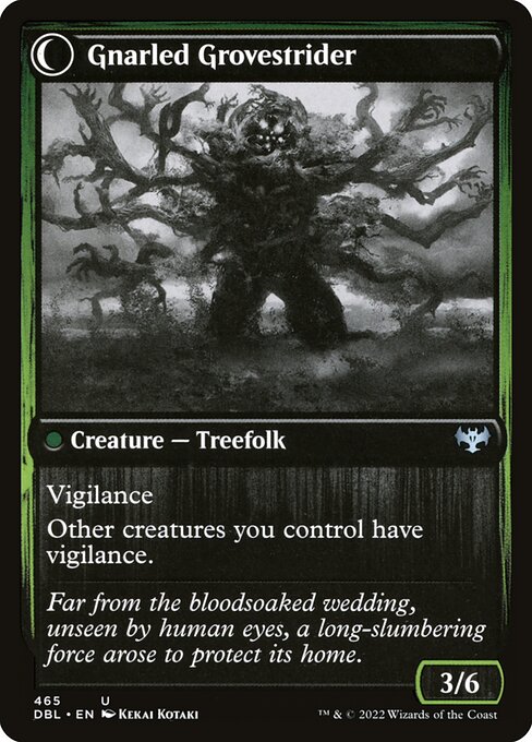 Dormant Grove // Gnarled Grovestrider (Innistrad: Double Feature #465)