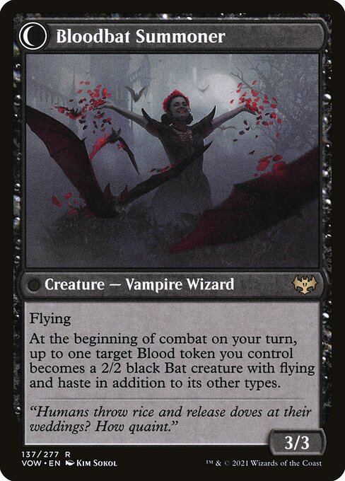 Bloodbat Summoner (Innistrad: Crimson Vow)