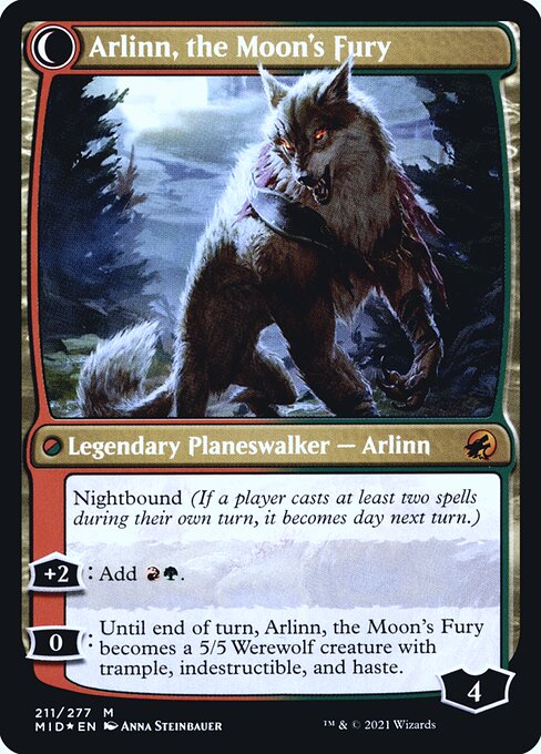 Arlinn, the Moon's Fury (Foil Prerelease Cards)
