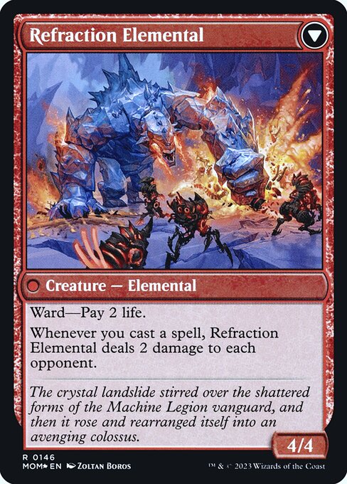 Invasion of Karsus // Refraction Elemental (March of the Machine Promos #146s)