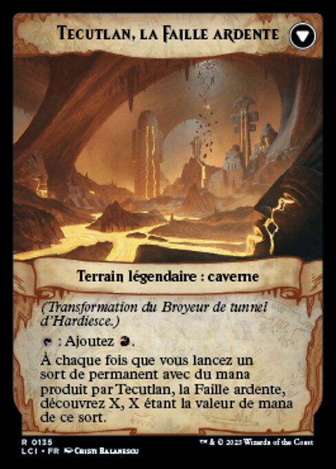 Brass's Tunnel-Grinder // Tecutlan, the Searing Rift (The Lost Caverns of Ixalan #135)