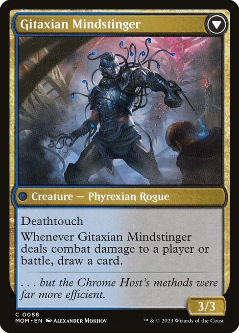Aetherblade Agent // Gitaxian Mindstinger (March of the Machine #88)