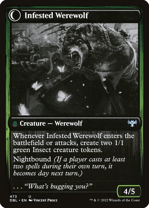 Infestation Expert // Infested Werewolf (Innistrad: Double Feature #473)