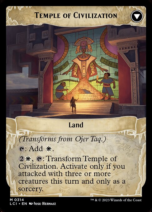 Ojer Taq, Deepest Foundation // Temple of Civilization (The Lost Caverns of Ixalan #314)